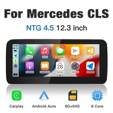 12.3 Zoll Apple CarPlay Android Auto Wireless Display Autoradio Benz W218 CLS DE