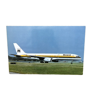 Postkarte Ansichtskarte AK Flugzeug Luftfahrt Monarch Air Boeing 757-2T7 Ungl.