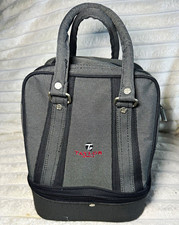Taylor Bowls Carry Bag Grey Black Lawn Bowls Storage Case Bowling Bag