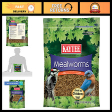 Wild Bird Food Mealworms for Bluebirds, Wrens, Robins, Chickadees  More - 17.6