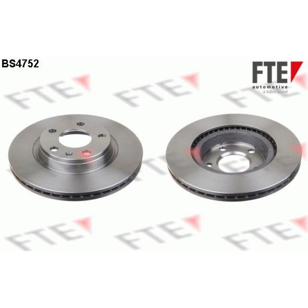 2X FTE 9072075 Bremsscheibe FüR Audi Seat VW A4 B7 A4 B6 A4 B5 A8 D2 Passat 8D2-image