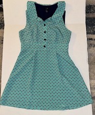 Forever 21 Small Sleeveless Sundress Blue With Small Flowers