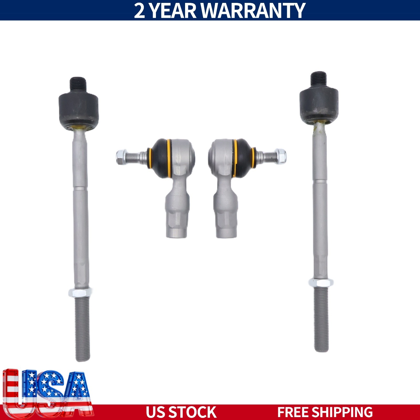 Maserati GranTurismo Front Right Outer Inner tie rods Set