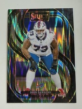Dion Dawkins - 2024 Panini Select #152 - Red Yellow Prizm Shock - Premier Level