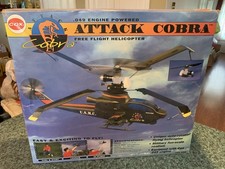 Vintage 1997 Cox .049 Gas USMC Attack Cobra Free Flight Helicopter 4502 NOS