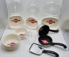 Vintage Kid's Play Dishes 12 Piece Set Corningware Casserole includes Faberware