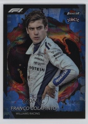 2024 Finest Formula 1 Rare Blue Refractor /99 Franco Colapinto Rookie RC ux8