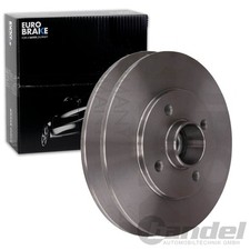 2X EUROBRAKE BREMSSCHEIBEN 238mm VOLL HINTEN PASSEND FÜR RENAULT CLIO MEGANE |