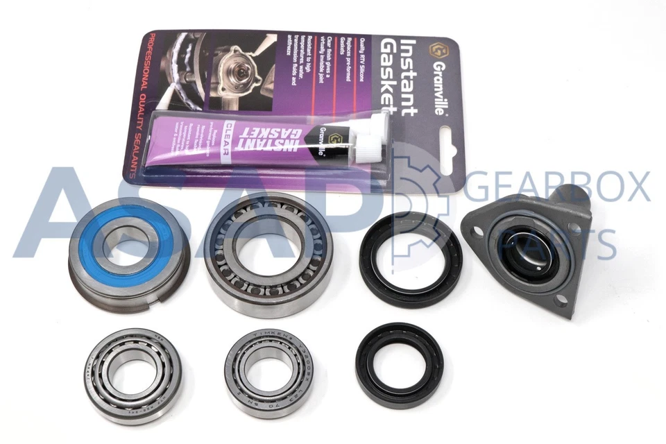 MB6 GEARBOX BEARING & OIL SEAL REBUILD KIT (NO DIFF BEARINGS) WITH SEALANT - Image 2 of 4