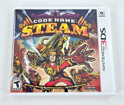 CODE NAME S.T.E.A.M. NEW SEALED 2015 Authentic Nintendo 3DS Steam