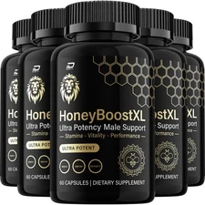 (5 Pack) Honey Boost XL for Men Capsules – HoneyBoost XL Vitamin Complex Energy