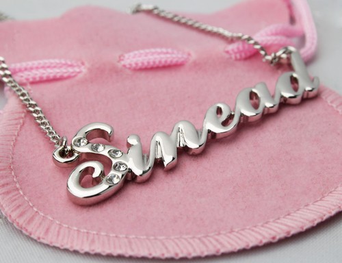 Name Necklace SINEAD 18ct Gold Plated 