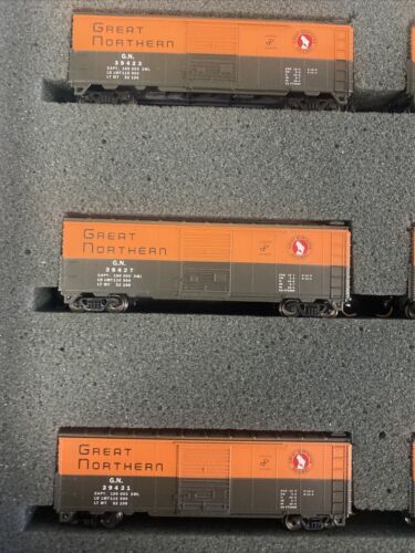 N Scale Great Northern Special Merchandise Loader Cars Basic Set GN NTL Couplers - Picture 4 of 8