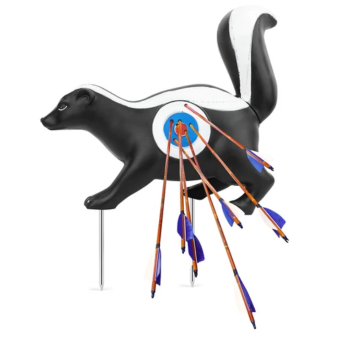 Objetivos de tiro con arco de animales mofeta 3D núcleos de dos lados tirador caza entrenamiento práctica - Imagen 11 de 17