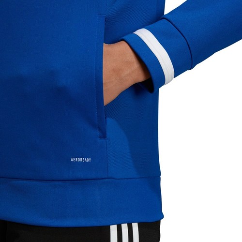 adidas Track Top Womens T19 Tracksuit Jacket Blue Training Sports Football Team - Picture 5 of 9