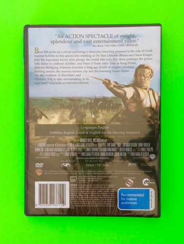 TROY Orlando Bloom, Eric Bana, Brad Pitt (2004) DVD - Picture 2 of 2