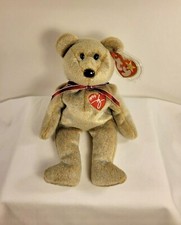 *RARE* Ty Beanie Baby -  1999 Signature Bear w/Hang Tag Errors-Retired