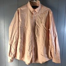 Ralph Lauren Men s Button Down Shirt Size XL 100 Cotton Light Pink Long Sleeves