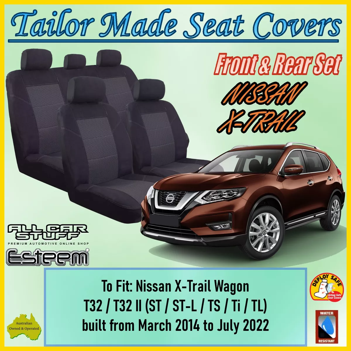 Nissan x trail hot sale baby seat fitting