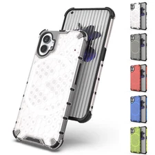 For Nothing Phone (1) Honeycomb Pattern Shockproof Slim Fit Silicone Phone Case