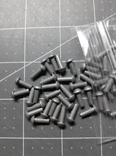 100 Solid Steel Round Head Rivets 1/8"x 3/8" Steampunk Blacksmith armor