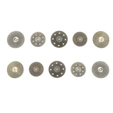 Dental Saw Diamond Disc Wheel Porcelain Teeth Cutting Polishing Discs Mandrel