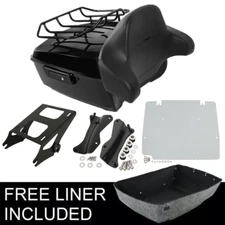 King Trunk Pad Rack Base Plate Docking Hardware Fit For Harley Touring 2014-2025