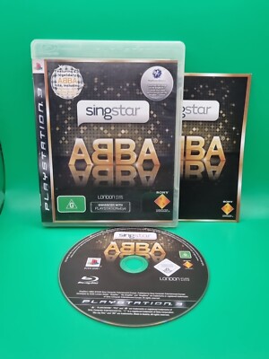 SingStar ABBA - PS3 - Complete W Manual - Very Good Condition