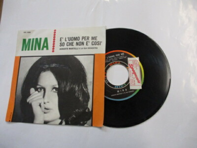 MINA - E' L'HOMME PER ME - 7'' VINYL TOP ZUSTAND 1964
