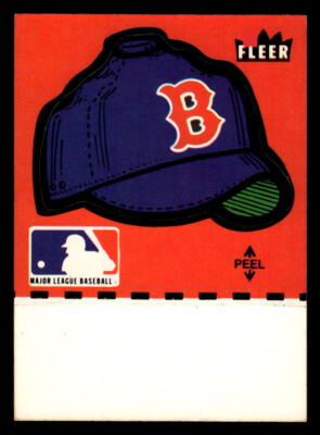 1981 Fleer Laughlin Team Stickers #NNO Boston Red Sox Cap