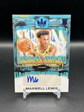 2023-24 Panini Court Kings Fresh Paint Sapphire /25 Maxwell Lewis Rookie Auto RC
