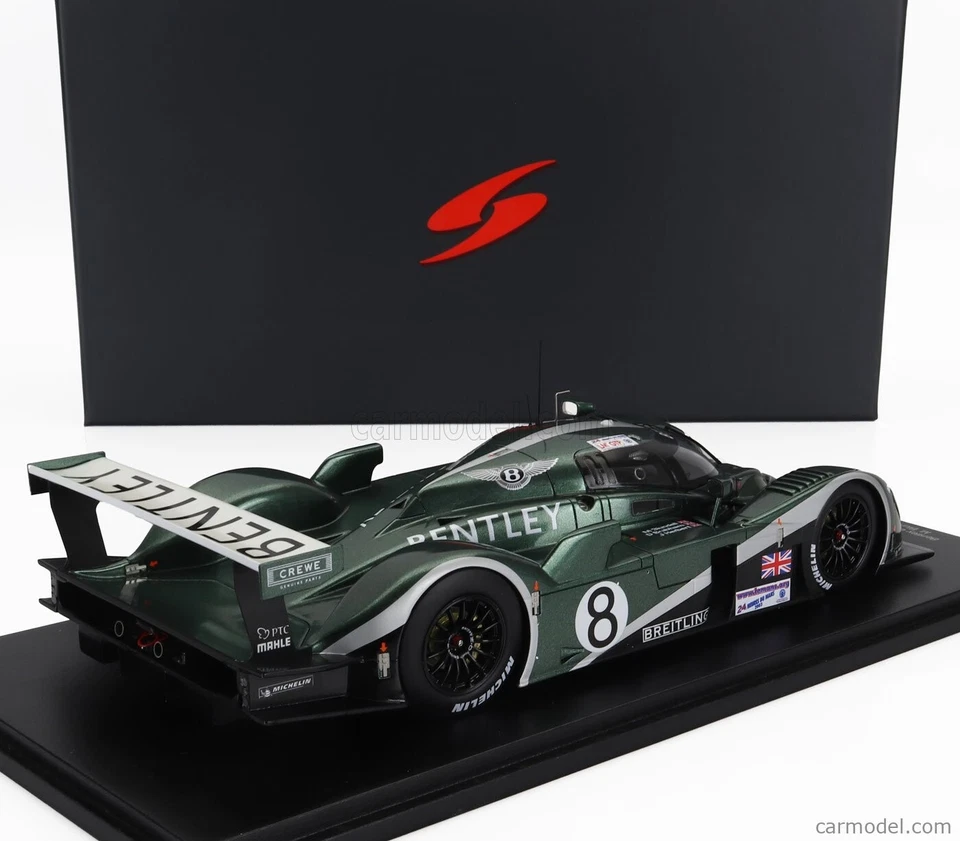 Spark BENTLEY EXP SPEED 8 4.0L TURBO V8 2nd 24h LE MANS 2003 with Showcase 1/18 - Image 2 of 3