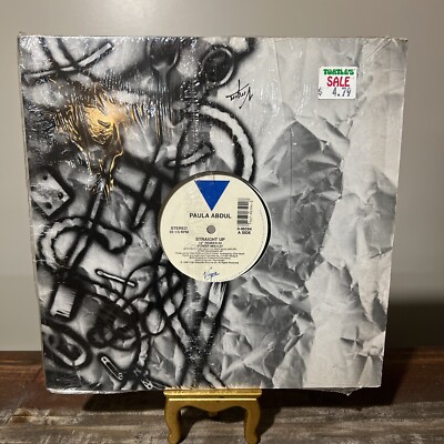 Paula Abdul Straight Up/Forever Your Girl Vinyl 1988 Single First Pressing EX 