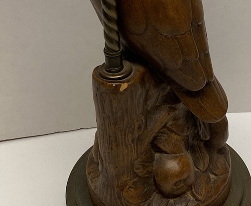Gorgeous Ceramic Large Scale Hollywood Regency Cockatoo (Parrot) Lamp - Picture 5 of 13