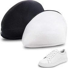 2 Pieces Shoe Wash Bags Multi-Use Laundry Mesh Bags for Sneaker, Flat Shoes, Etc