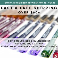 COPIC Multiliners * COPIC Multiliner Pen - U.S. Authorized Retailer
