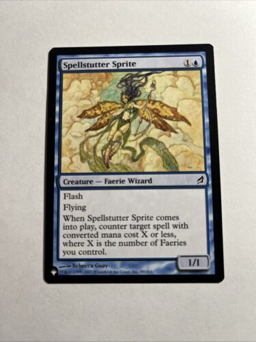 Spellstutter Sprite - The List Reprints MTG Plus bonus Card!!!