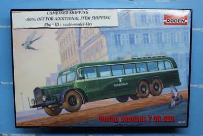 Roden 729 Vomag 7 OR 660 Omnibus building car, 1:72 scale plastic model kit