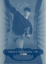 2010 TriStar Pursuit TRAYCE THOMPSON #106 Rookie Press Plate 1/1
