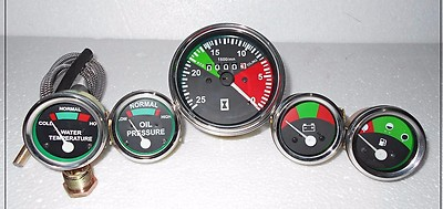 #ad Massey Ferguson Tractor Tachometer Temp Gauge Oil Pressure Volt Fuel $40.19