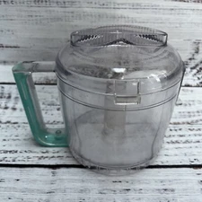 Cuisinart Mini Prep Plus DLC-2A Replacement Part Work Bowl &Cover DLC-2AWBC Teal