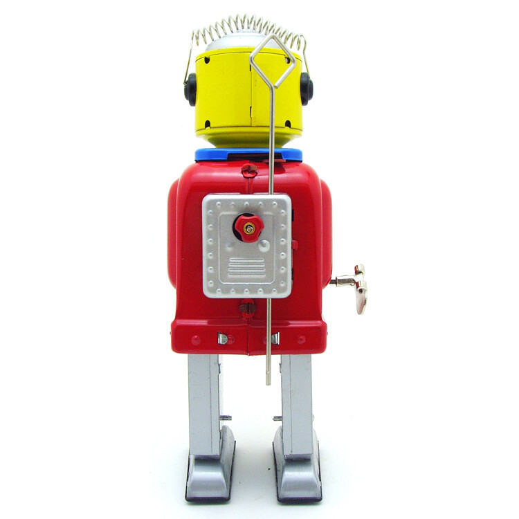 MS645) Mr. Robot The Mechanical Brain Robot électrique en tôle