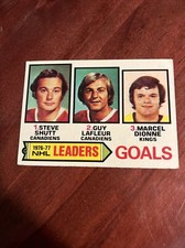 1976-77 OPC #6 Goals Against Average Leaders Ken Dryden Glenn Resch Larocque NHL