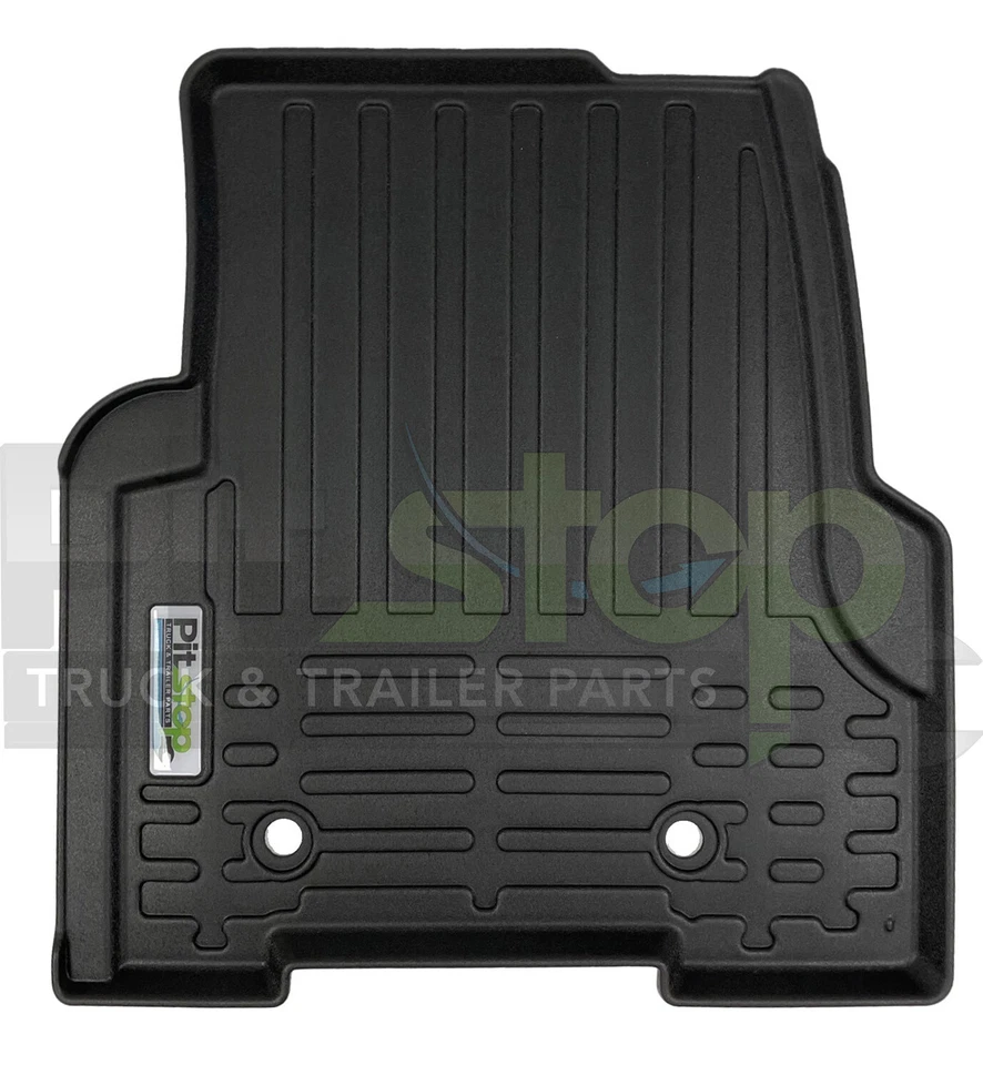 Volvo VNL 2004-2017 All Weather Floor Mats Thermoplastic Liners Set 3pcs Carpet - Image 2 of 4