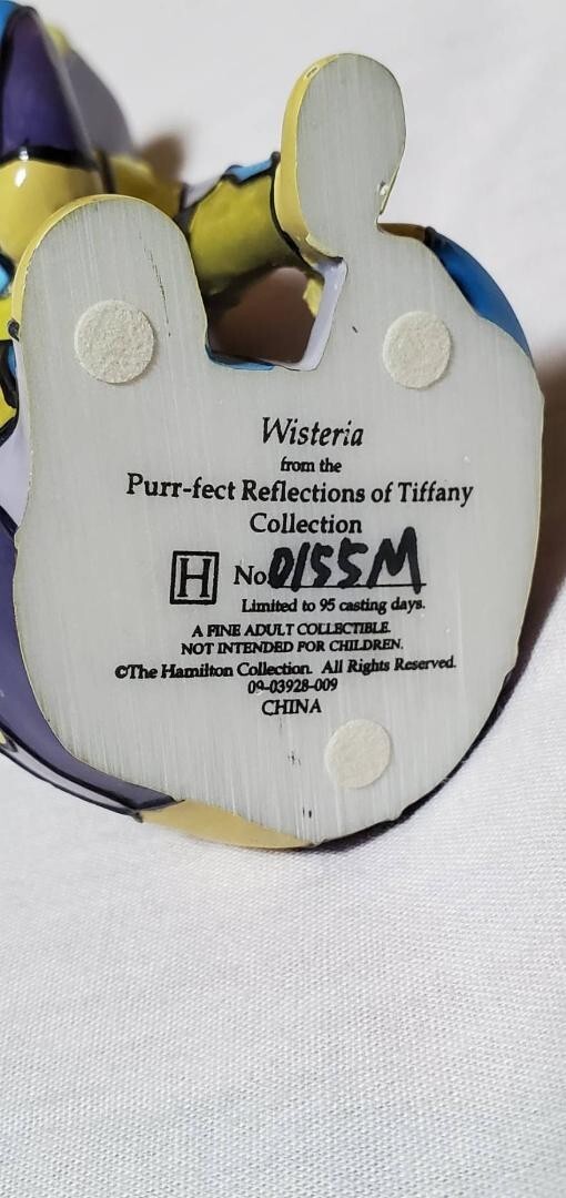 Tiffany & Co. Limited Edition Wisteria Antique Cat Figure