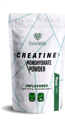 Creatine Monohydrate Powder 300 Grams 100 Servings Gym Supplement Tasteless UK