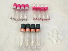RONRONS 12 Pieces 6.4ml Empty Lip Gloss Tubes with Wand Lipstick Tubes with M...