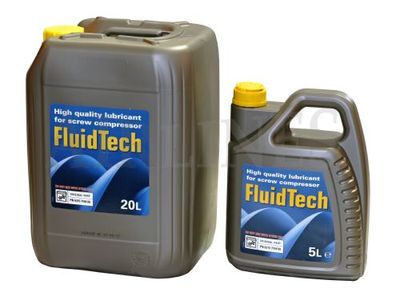 Fluidtech Schraubenkompressoröl - 5 Liter & 20 Liter - 2000 Stunden