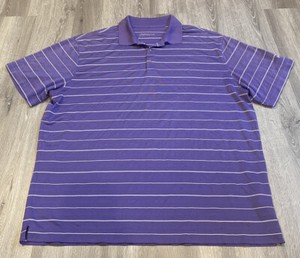 purple nike golf polo