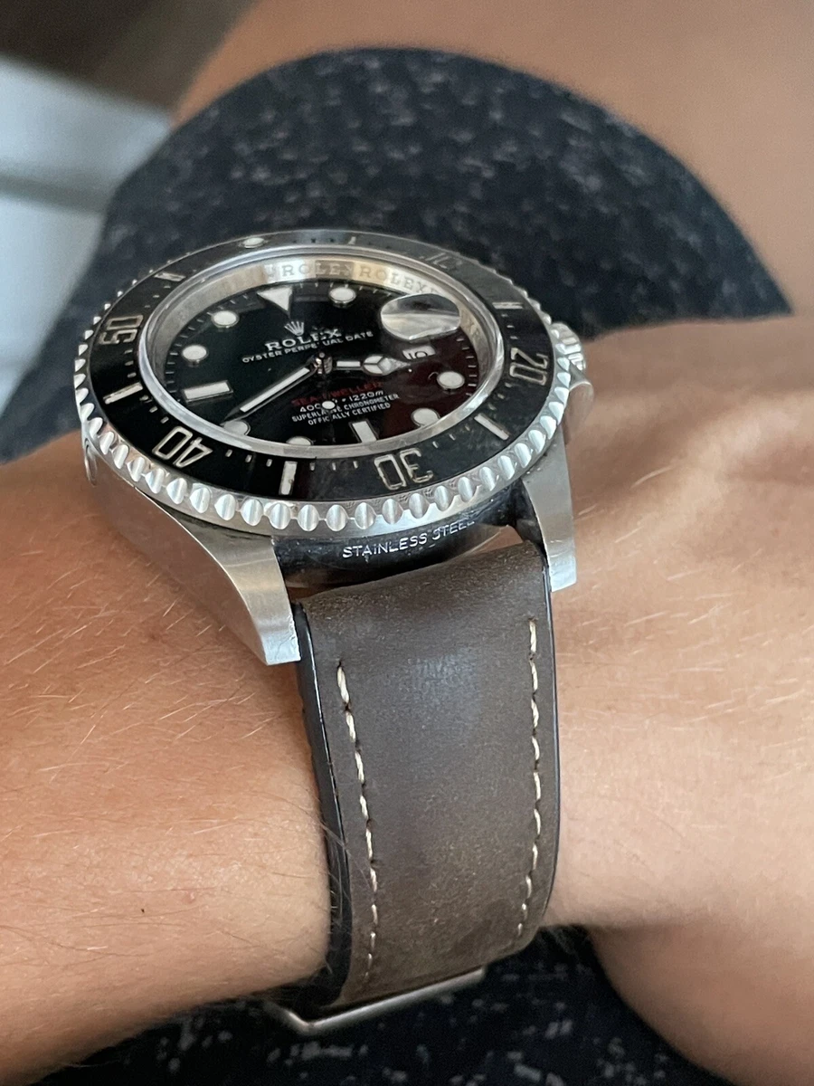 Dark tan watch best sale strap